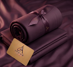 Unstitched Premium Boski Suit Wash & Wear for Men - Burgundy Color | Armair Studio