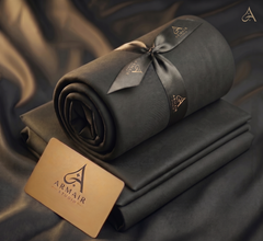 Unstitched Premium Boski Wash & Wear Suit for Men - Charcoal Olive Color | Armair Studio