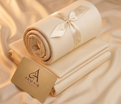 Unstitched Premium Boski Wash & Wear Suit for Men - Cream Color | Armair Studio